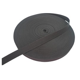 COLOMI Polypropylene Webbing Strap, Black, 30 mm Wide, 50 m Length / 3 cm Width (Black, 3 cm Wide) (3 cm Wide)