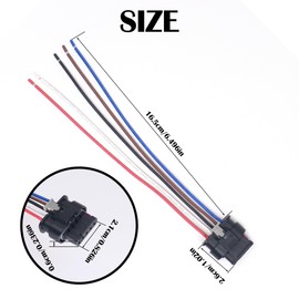 HISports 5 Pin Air Mass Meter MAF Wiring Harness 4F0973705 Compatible with A3 A4 A5 A6 Q5 R8 Skoda Seat VW Jetta Passat