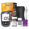 MicroTech Glucometer Kit 10 Strips & Lancets, No Coding, 500