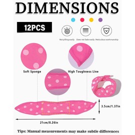 TPZORJX 12 pcs Lockenwickler aus Schaumstoff für langes und mittleres Haar,lockenwickler über nacht,weiche Schwammpolster-Lockenwickler zum Schlafen für Frauen,Schlafen in Rollen,Schlaf Lockenwickler