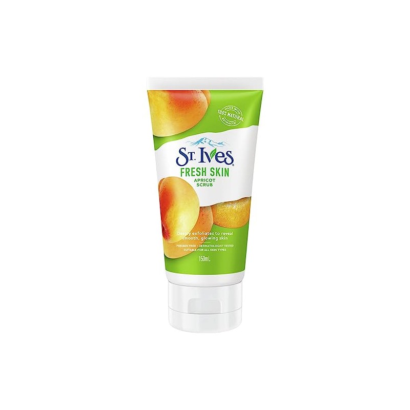 St. Ives Invigorating Apricot Facial Scrub 150ml Pack of 3