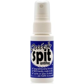 Quick Spit Anti-Fog Spray for Swim Goggles, Eye Glasses, Snorkel Mask, Scuba Divers, and Safety Eyewear, Made in The USA - Color: 2 Ounce (Pack of 1)