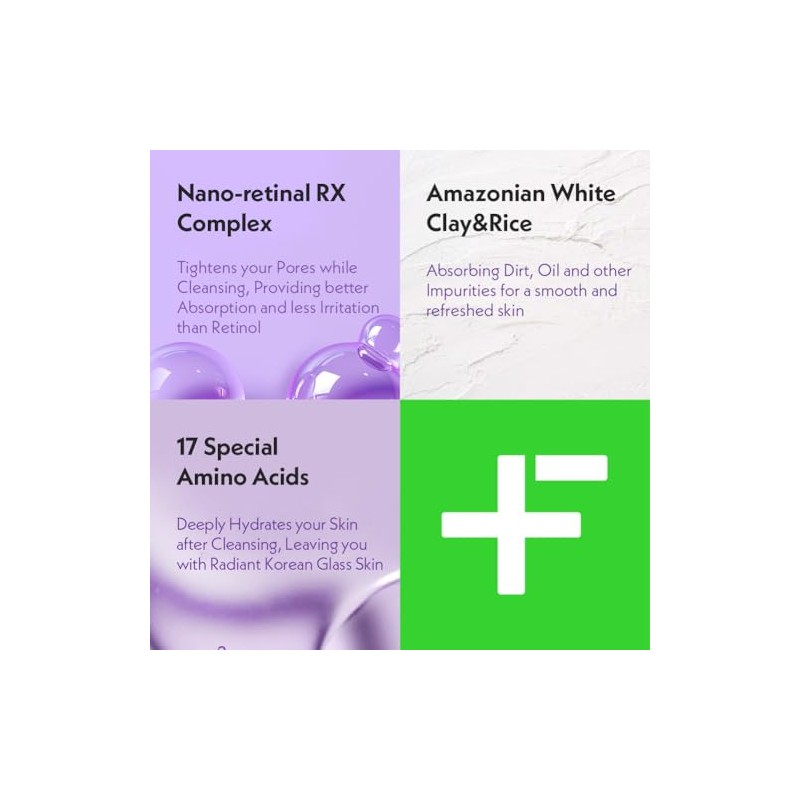 Fation Espuma Limpiadora Poros Nosca9 Piel Sensible Limpiador Facial Coreano