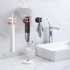 4 pcs Silicone Waterproof self Adhesive Toothbrush Holder,Multi-Function Wall Mounted