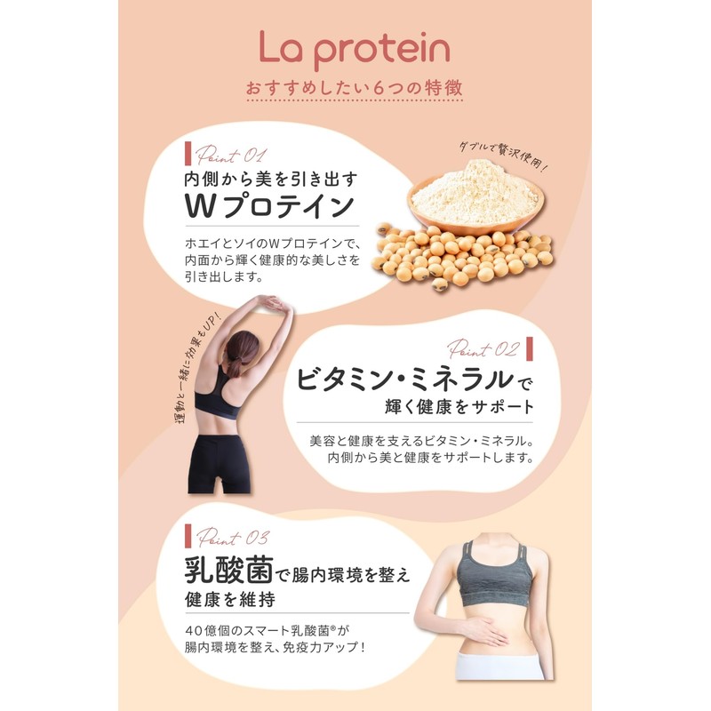 La protein Matcha (Large Bag) [Deliciousness and nutrients combined! Beauty