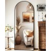 SUNQUEEN 58"x19" Floor Mirror Full Length, Arched 58L x 19"W,