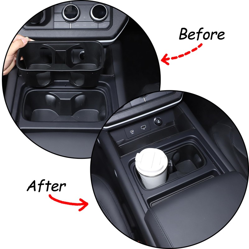 HIRUFAIT TPE Cup Holder Coasters Compatible with Land Rover Defender