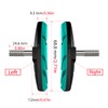 CNCLOL Bike V Brake Pads, Bicycle V Brake Blocks，55/70mm Brake