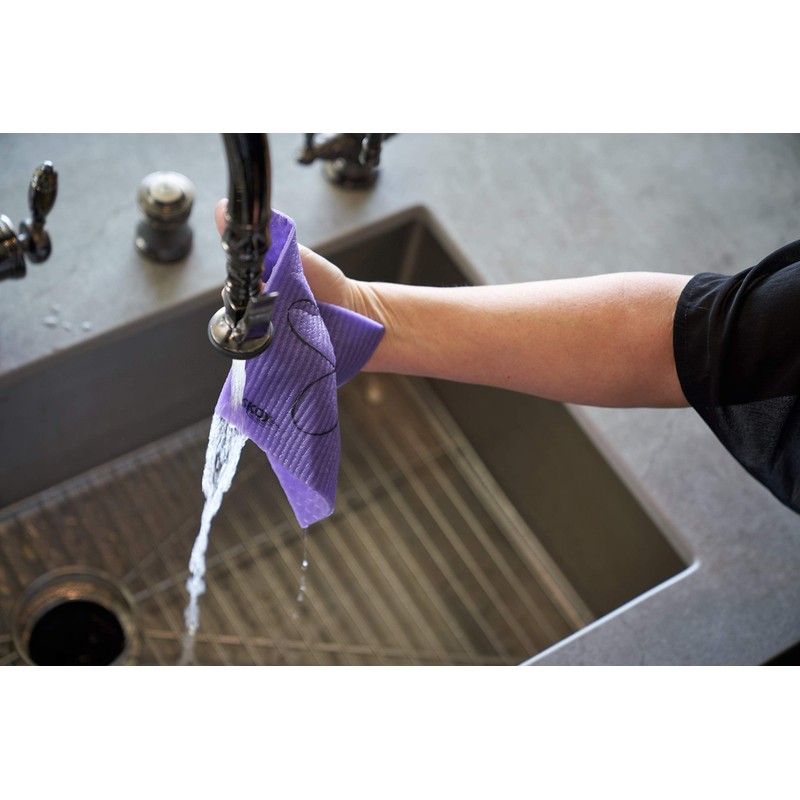 Skoy Bundle, 2-Pack Scrub, and 4-Pack Swedish Dishcloth, Reusable Cleaning