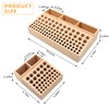 YVOKERN Leather Craft Tool Holder with 46/98 Holes,Professional Leather Punch