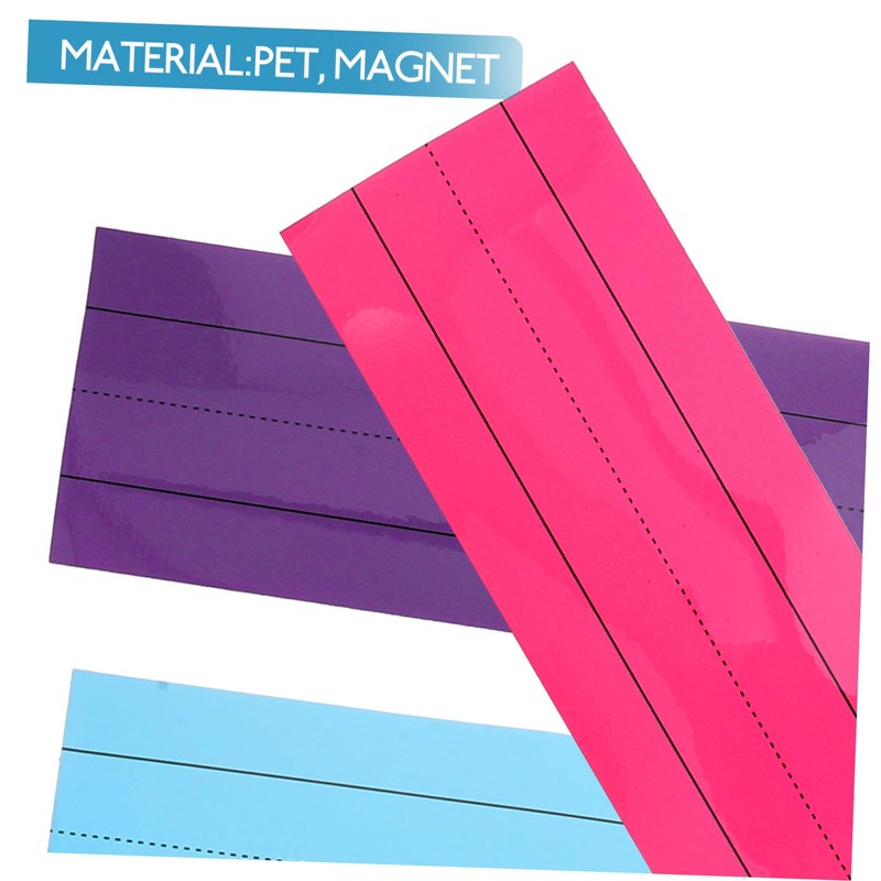 VILLFUL Erasable Notebook Paper Magnetic Strips Magnetic Chart Strips for