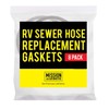 Mission Automotive RV Sewer Hose Replacement Gaskets - Elbow Seals