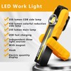 Rechargeable Work Light, Compact Rechargeable Flashlight, with 3 Modes, COB