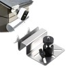 Huiguli Stainless Steel Gutter Mount for Eufy Security SoloCam S340,