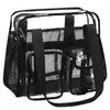BORMELUN Clear Tote Bags for Work Shoulder Strap Stadium approved