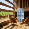 5 Gallon Chicken Waterer Base for Farm, Stainless Steel Poultry
