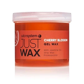 Salon System Just Wax Cherry and Jasmine Gel Wax Spa with A Succulent Aroma of Cherry Blossom 450g