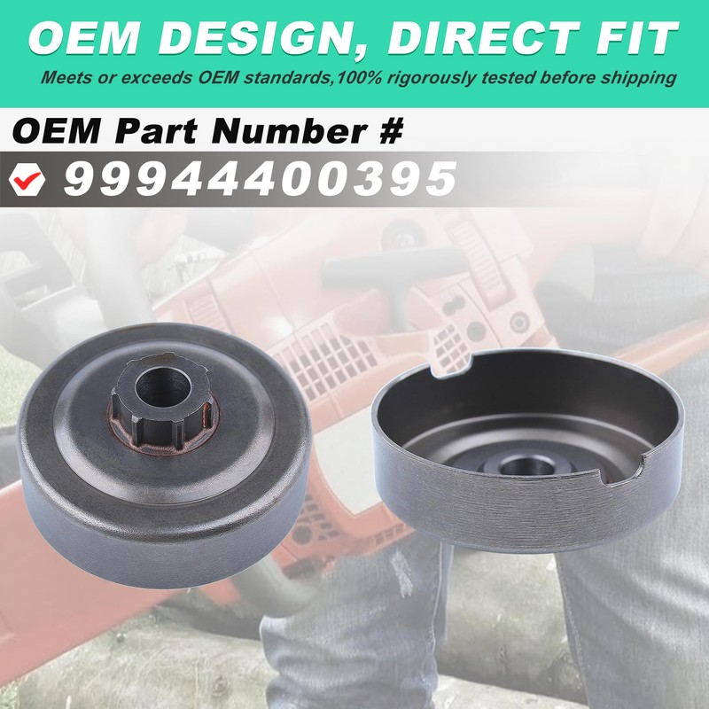 Adefol 3/8"-7T Sprocket Clutch Drum Kit for Echo CS-352 CS-310