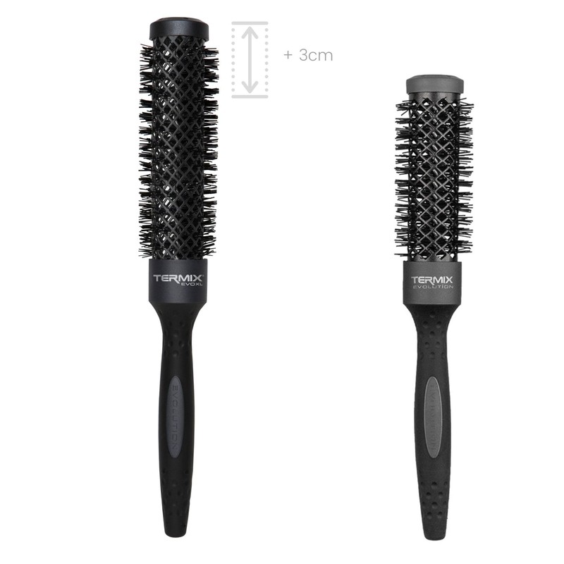 Termix Evolution XL Round Hairbrush Ø 37 mm, 3cm longer-