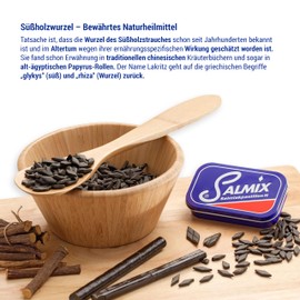 Salmix Salmiakpastillen zuckerfrei, handgefertigtes Starklakritz, große Dose, 1er Pack (1 x 500 g)