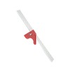 18 Inch Woodworking Edge Ruler with Fixator Serrated Design Angle