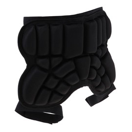 Kids Kids Hip Protector Pad Pants Fall Protection Adjustable Breathable Shock Absorption Black