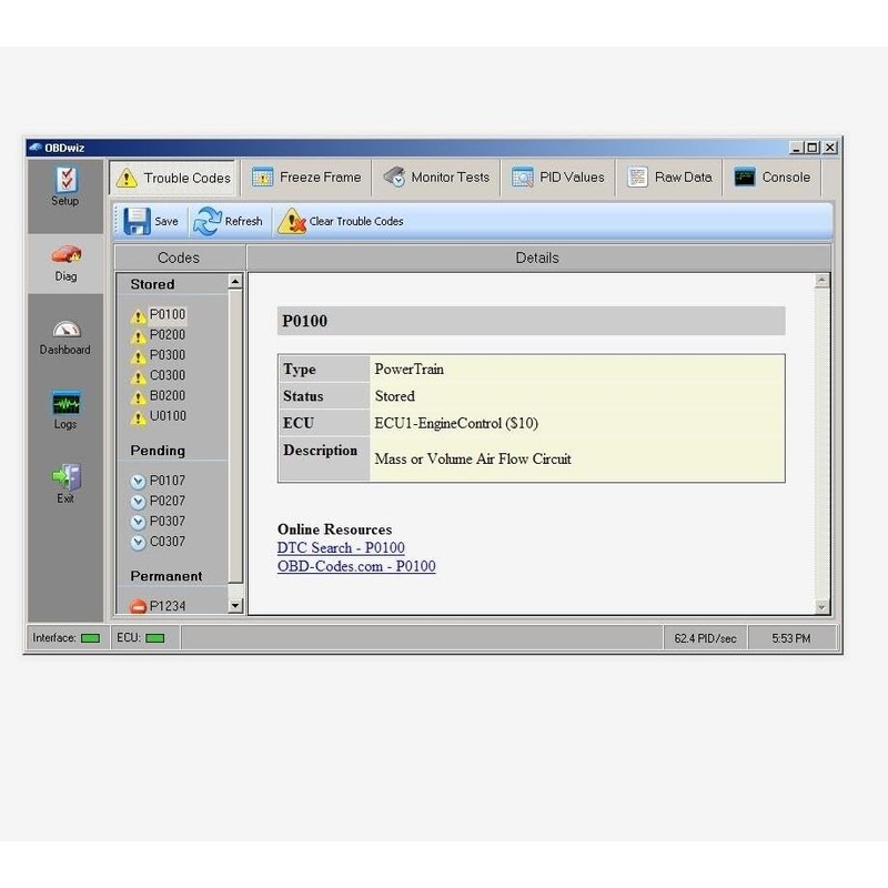 JDTech OBDLink EX USB Interface Fit FORScan with Electronic MS-CAN/HS-CAN