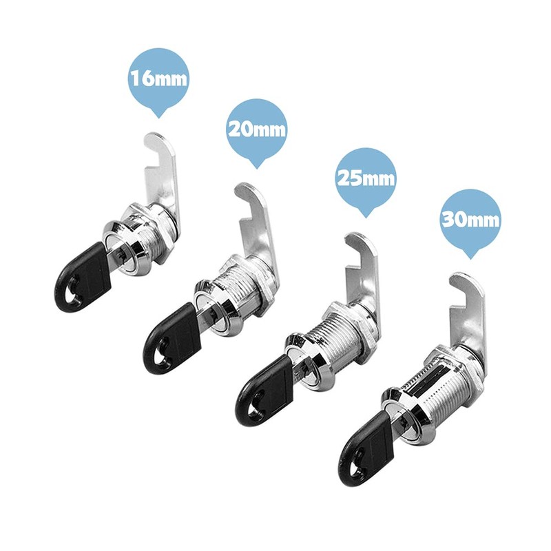 Cam Lock Lock 20mm Drawer Cabinet Door Lock Key with