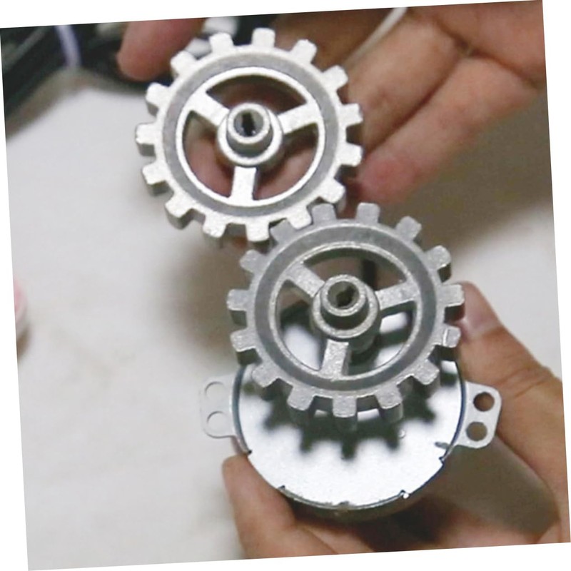 Ipetboom 2Pcs Barbecue Rotating Gear Replacement for DIY Rotary Frame