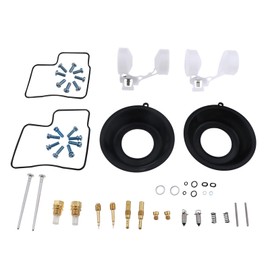 SVKZGFZ 2-Set Carburetor Rebuild Repair Kit for Honda Shadow ACE Spirit 750 VT750C VT750CD VT750C2 VT750DC VT700 Carb Gasket Jets Needle Float Diaphragm