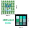 AMY'S DIARY Matte Shimmer Light Deep Green Eye Shadow Palette