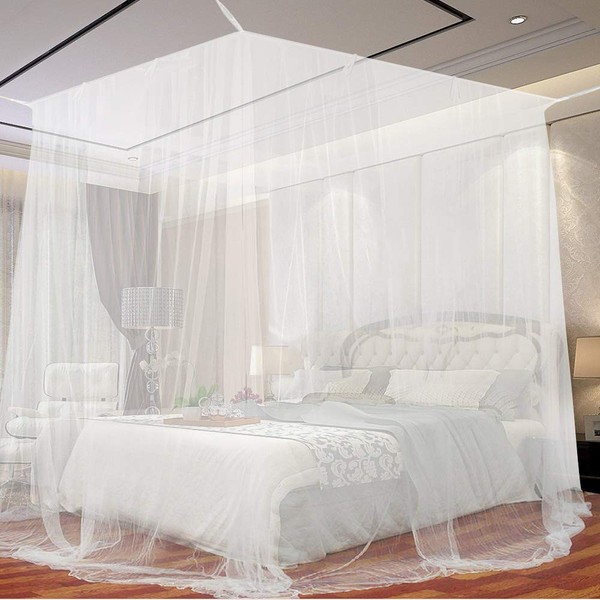 Opamoo Mosquito Net Fine Mesh Large Square Mosquito Net for