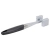 Meat Tenderizer Dual Sided Zinc Alloy Ergonomic Rubber Handle Balanced