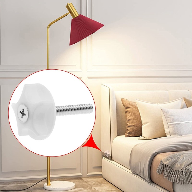 wancala 4 Pcs Headboard Fixings Bolts - M8 Heavy Headboard