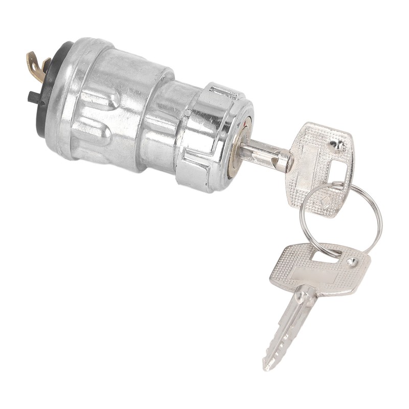 Universal Key Ignition Switch Stainless Steel Cross 2 Gears Key