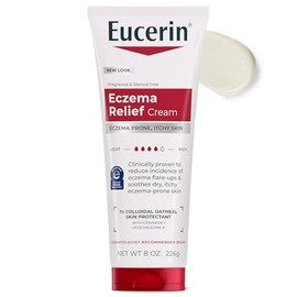 Eucerin Crema de cuerpo para aliviar eczemas, 8.0 oz