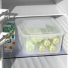 Parlynies 4-Pack Plastic Storage Containers with Latch Covers, BPA Free