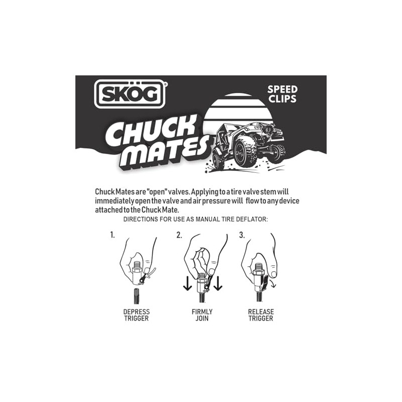 SKÖG Chuck Mates Manual Tire Deflator