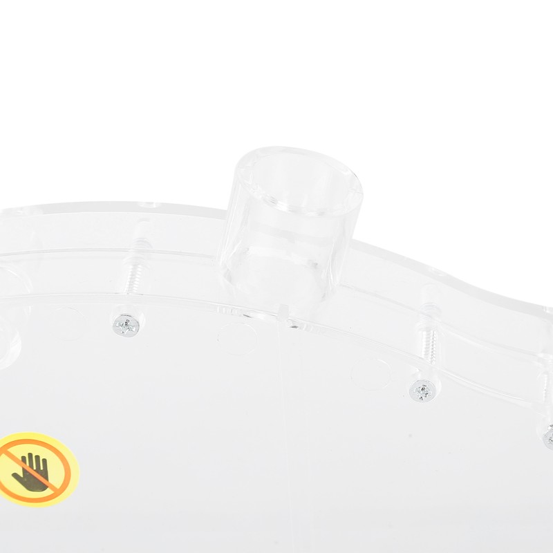 Table Saw Protective Cover Acrylic Transparent Dust‑proof Guard for 7Inch