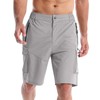 Danfiki Hiking Shorts Men with Zip Pockets Walking Smart Shorts