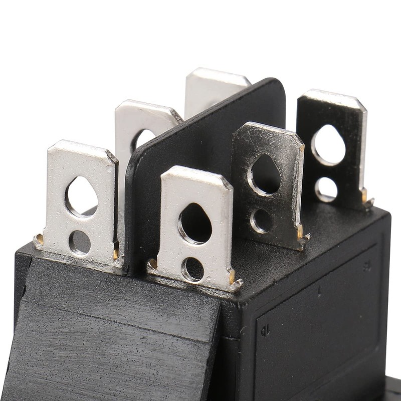 Baomain Momentary 6 Pin DPDT Button Rocker Switch (ON)/Off/(ON) AC