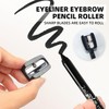 2PC Black Gel Eyeliner Pencil Set, Waterproof and Smudge-Resistant Long-Lasting