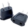 2Pcs Socket Plug Adapter, Europe EU Euro to US Travel