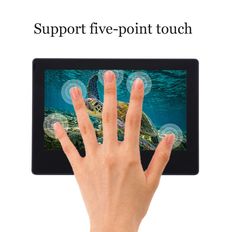 7-Inch Monitor HDMI Display LCD Screen IPS Full View Angle