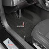 Fits 2014-2018 C7 Corvette Stingray Floor Mats w/ Flags: Black