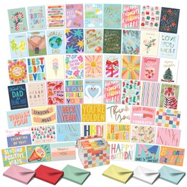 S&O 100 Assorted Cards for All Occasions Box Set - All Occasion Cards Assortment Box with Envelopes - Greeting Cards Assortment Box - Assorted Greeting Cards for All Occasions Box - 4.25x5.75”