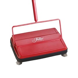 Fuller Brush 17052 Electrostatic Carpet & Floor Sweeper - 9" Cleaning Path - Lightweight - Ideal for Crumby Messes - Works On Carpets & Hard Floor Surfaces - Red
