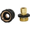 Conector rápido 3/4 de latón para manguera de jardín –