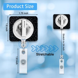 AGMDESIGN Run with Trauma Shears Funny Badge Reel Retractable Alligator Clip, Positive Office Gifts, Surgical Badge Reel for ER EMT EMS Surgical Surgeon Nurse Emergency Room Doctor Medical Worker