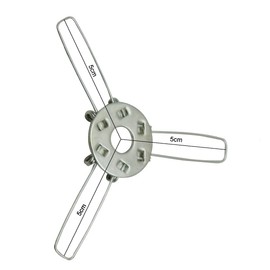 LEDSone Lampshade Spring Clip Holder for Lampshade, Lamp Part Selectable, UK IP30, Any Room, Bar, Bedroom, Dining Room (3 Wings, 5CM)
